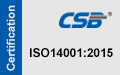 CSB塑料轴承公司ISO14001-2015认证