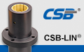 CSB®LIN-12RFM加长型中圆法兰塑料直线轴承