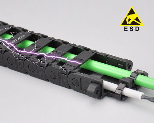 抗静电微型可打开电缆拖链C31E