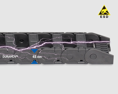 C02E.45抗静电通用型电缆拖链